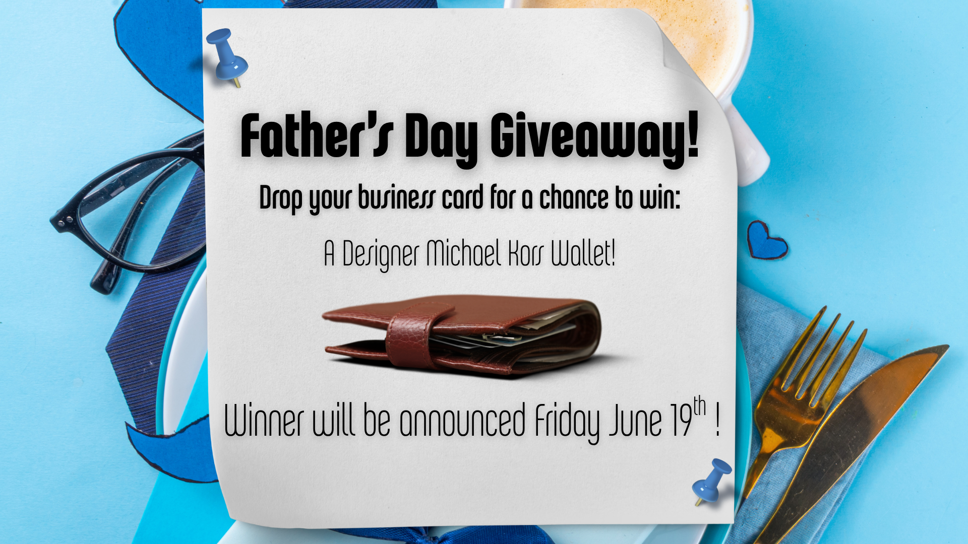 FATHERS DAY WALLET GIVEAWAY
