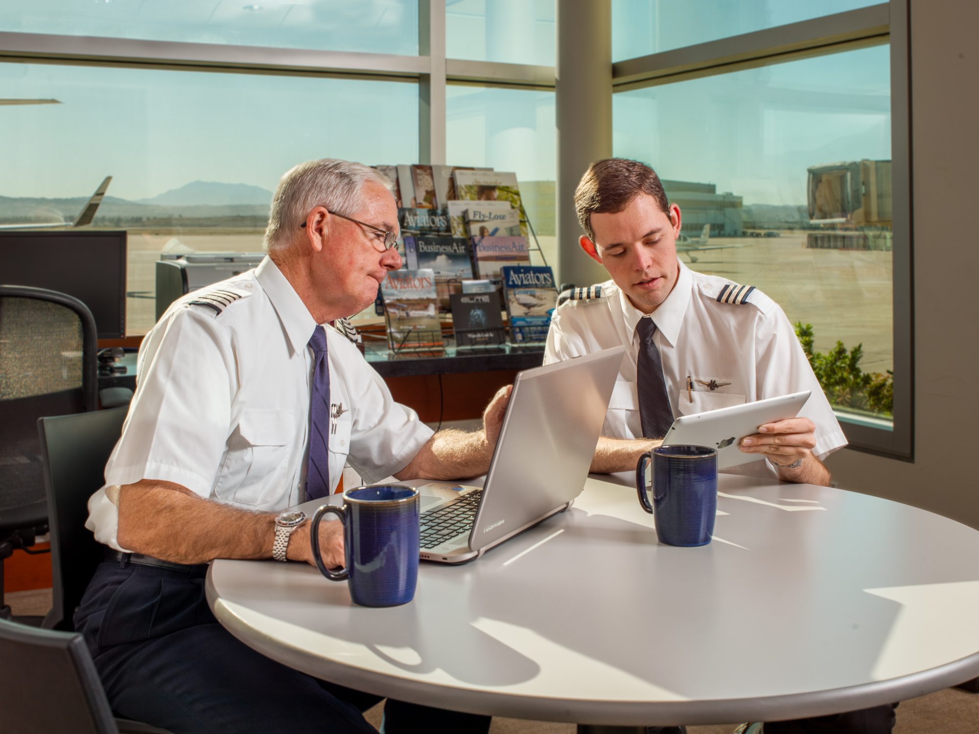 Luxivair SBD pilot's lounge.